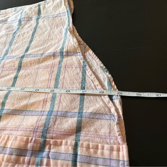 Flying Scotsman Button Down Mens Short Sleeve Plaid Size XL Pink Easter - Picture 6 of 7